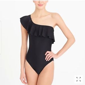 NWT JCrew one piece ruffle bathing suit